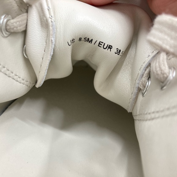 Vince heaton white platform sneakers size 8.5 - Picture 9 of 9